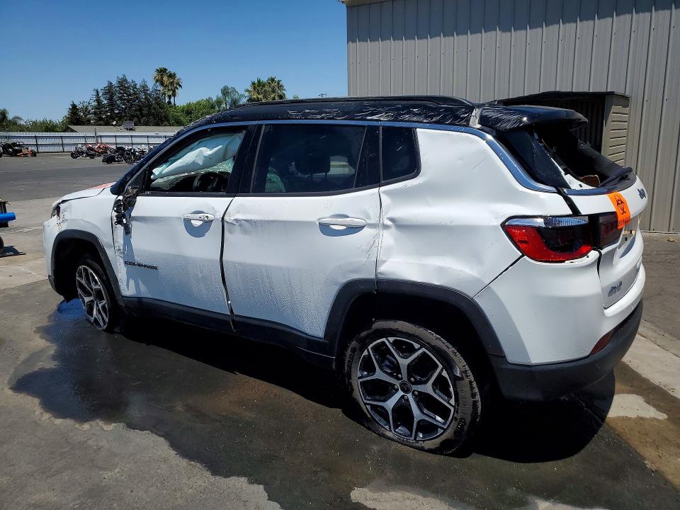2025 Jeep Compass VIN 3C4NJDCN3ST619876 COPART salvage auction — ROLLOVER, Ca - Salvage Certificate, sold $2,000 on 2026-07-02 (photo 2)