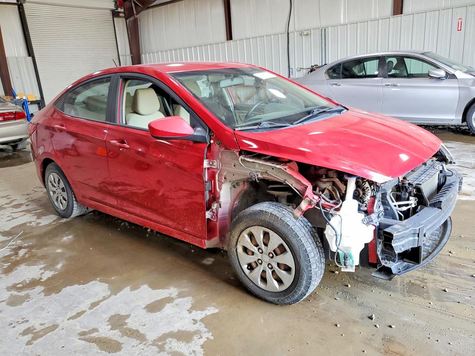 2016 Vulcan Accent VIN KMHCT4AEXGU162156 COPART salvage auction — FRONT END, Pa - Certificate Of Salvage, sold $850 on 2026-07-08 (photo 4)