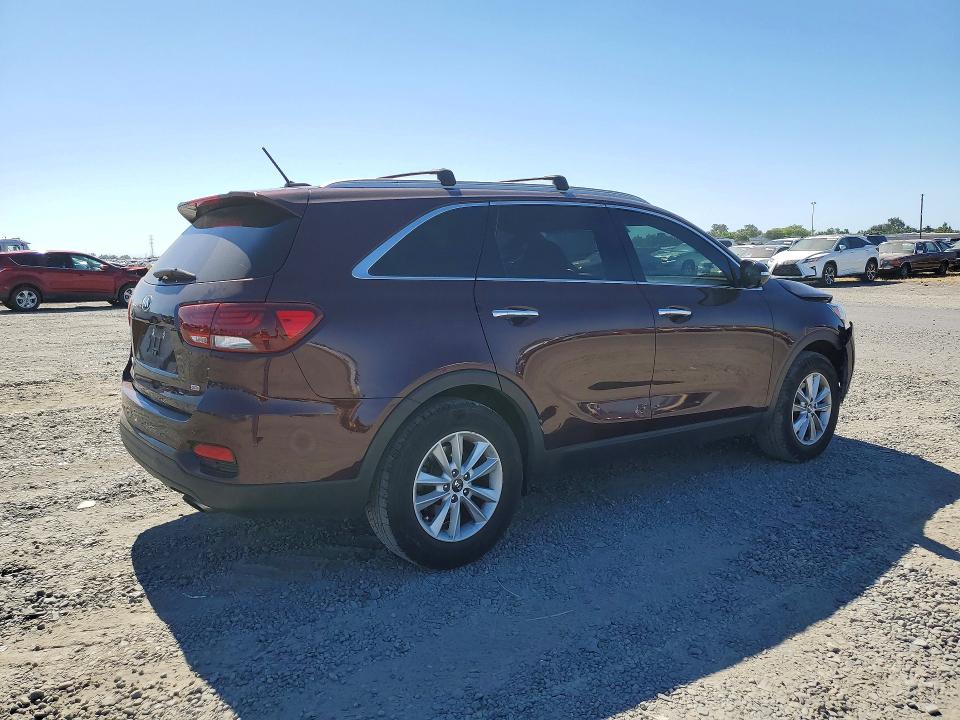 2020 Kia Sorento VIN 5XYPG4A30LG638175 COPART salvage auction — FRONT END, Ca - Salvage Certificate, sold $3,200 on 2026-07-16 (photo 3)