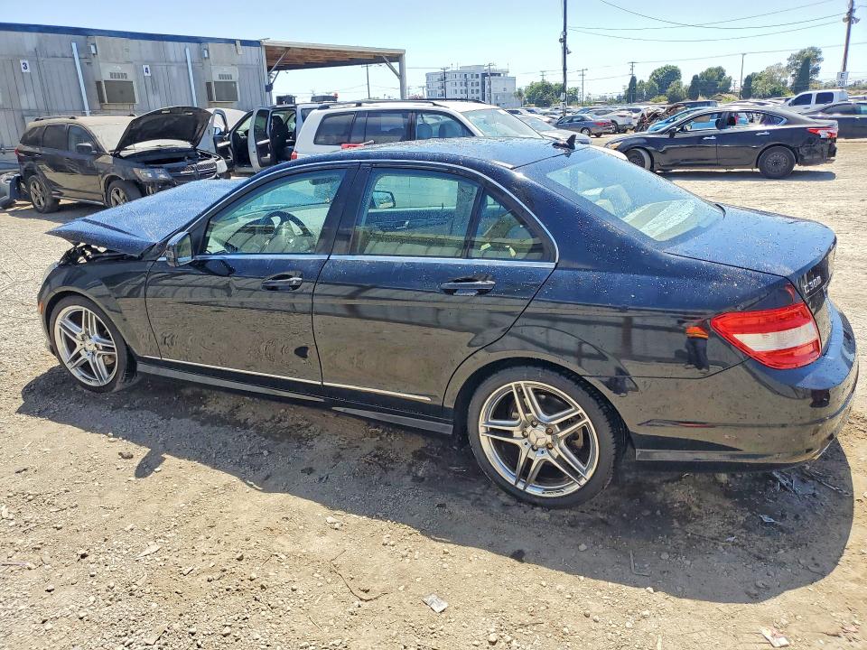 2010 Mercedes-benz C-klasse VIN WDDGF5EB6AF430091 COPART salvage auction — FRONT END, Ca - Dis/Dlr/Exp App For Dup Clean, sold $275 on 2026-07-20 (photo 2)