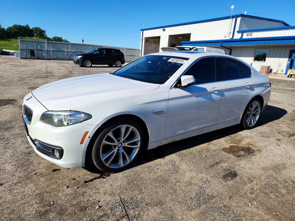 2016 BMW 5er VIN WBA5B3C54GG260182 COPART salvage auction — UNDERCARRIAGE, Id - Salvage Certificate Of Title, sold $3,900 on 2026-08-11 (photo 1)