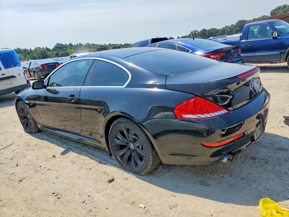 2008 BMW 6 series VIN WBAEA53598CV90620 COPART salvage auction — VANDALISM, De - Salvage Certificate, sold $425 on 2026-07-28 (photo 2)