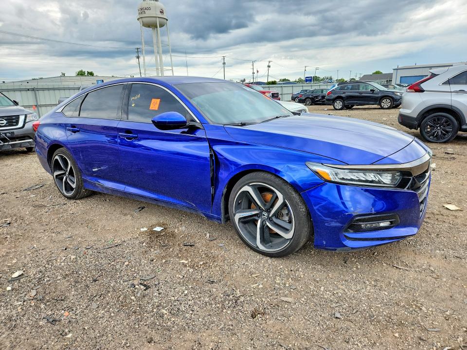 2020 Honda Accord VIN 1HGCV1F37LA072626 COPART salvage auction — SIDE, Il - Certificate Of Title, sold $1,600 on 2026-07-09 (photo 4)