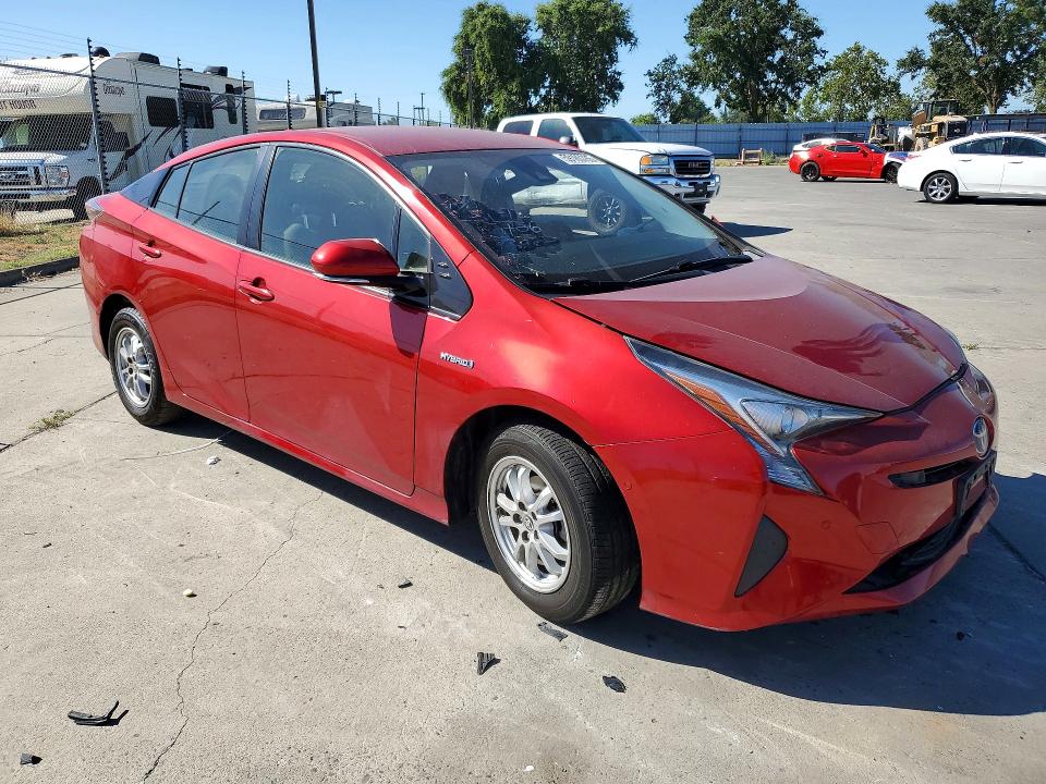 2018 Toyota Prius VIN JTDKBRFU8J3074588 COPART salvage auction — SIDE, Ca - Salvage Certificate, sold $3,450 on 2026-07-20 (photo 4)