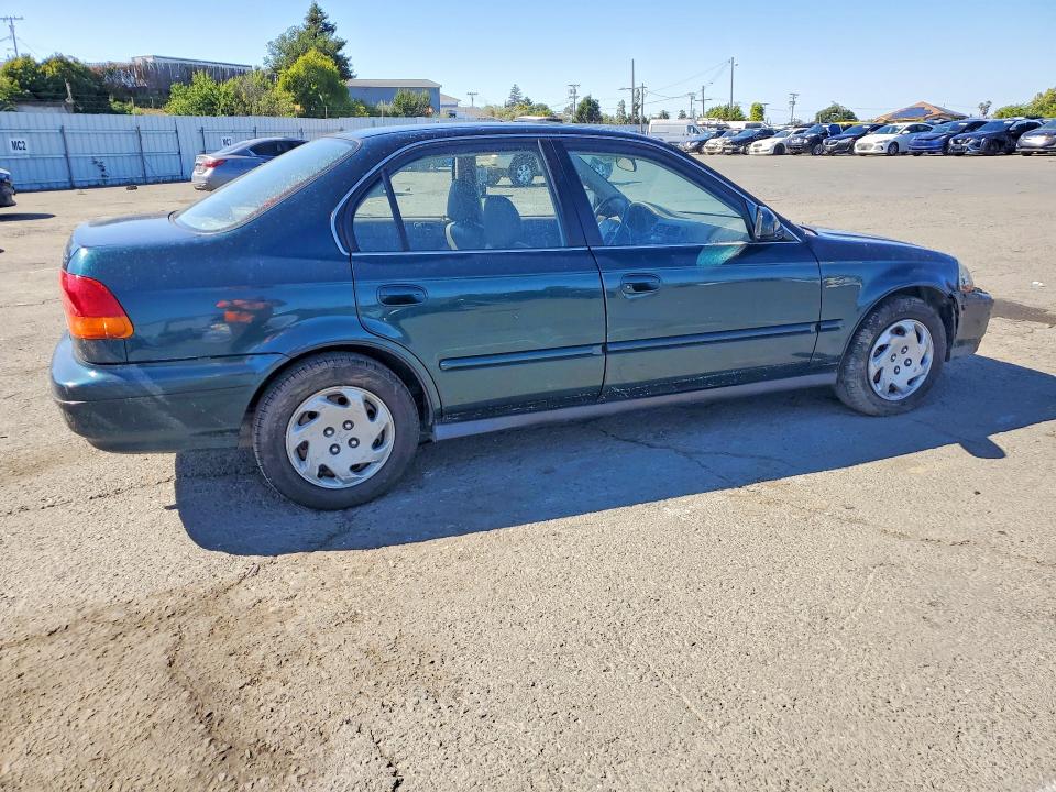 1997 Honda Civic VIN JHMEJ8648VS004660 COPART salvage auction — WATER/FLOOD, Ca - Salvage Certificate, sold $375 on 2026-07-10 (photo 3)