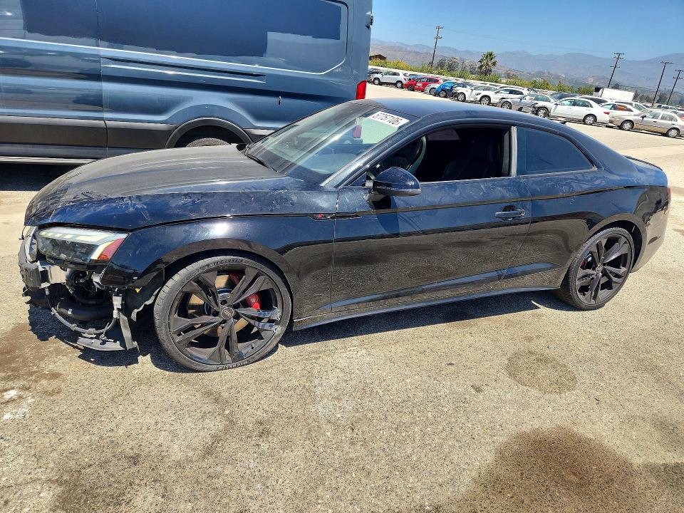 2023 Audi Rs5 VIN WAUP4AF59PA044690 COPART salvage auction — FRONT END, Ca - Salvage Certificate, sold $17,000 on 2026-07-28 (photo 1)