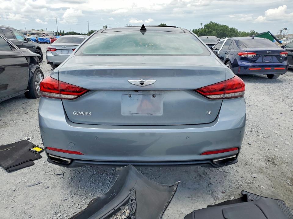 2015 Hyundai Genesis VIN KMHGN4JE7FU047671 COPART salvage auction — FRONT END, Fl - Certificate Of Title (P), sold $2,150 on 2026-07-08 (photo 6)