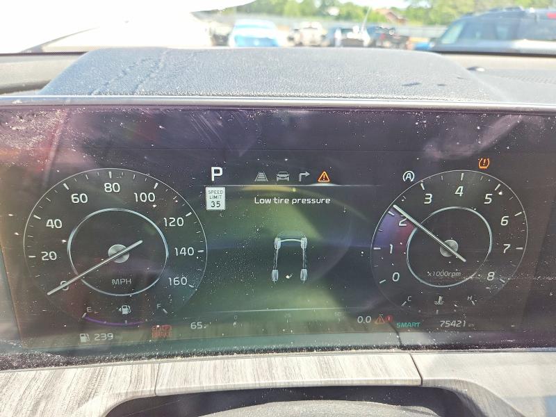 2024 Kia Telluride VIN 5XYP5DGC6RG497652 COPART salvage auction — FRONT END, Tn - Salvage Certificate, sold $7,700 on 2026-07-27 (photo 9)