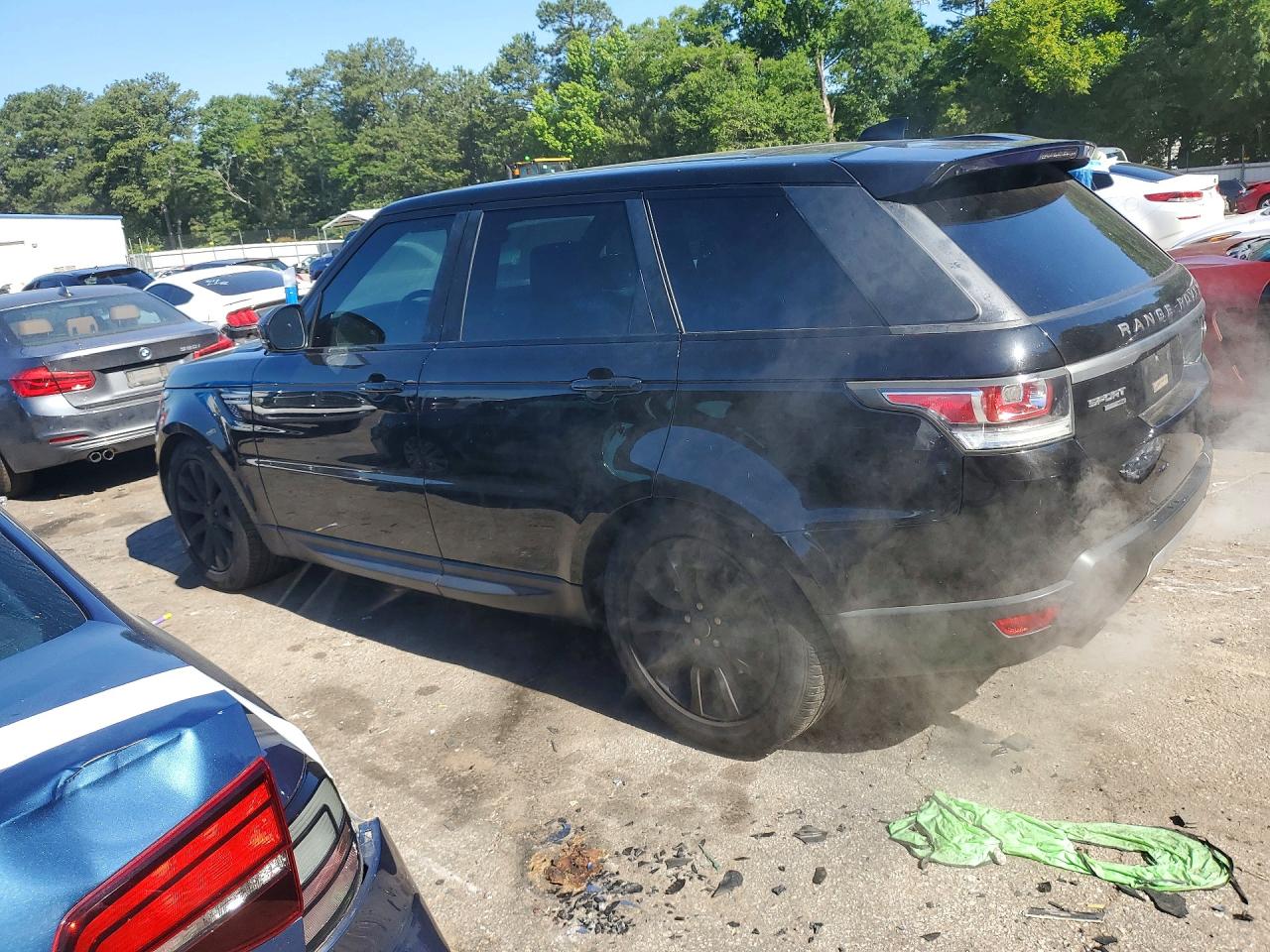 2017 Land Rover Range Rover Sport VIN SALWR2FV5HA161831 COPART salvage auction — Front End, GA - CERTIFICATE OF TITLE, sold $2,100 on 2026-07-03 (photo 2)