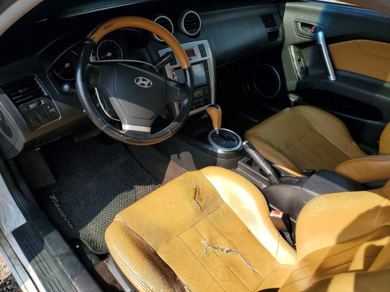 2006 Hyundai Tiburon VIN KMHHN65F06U225519 COPART salvage auction — FRONT END, VA - CERT OF TITLE - SALVAGE, sold $250 on 2026-07-10 (photo 8)
