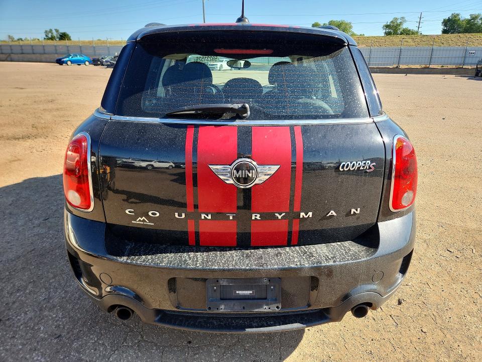 2013 Mini Cooper VIN WMWZC5C54DWP33395 COPART salvage auction — HAIL, Co - Certificate Of Title, sold $1,250 on 2026-07-22 (photo 6)