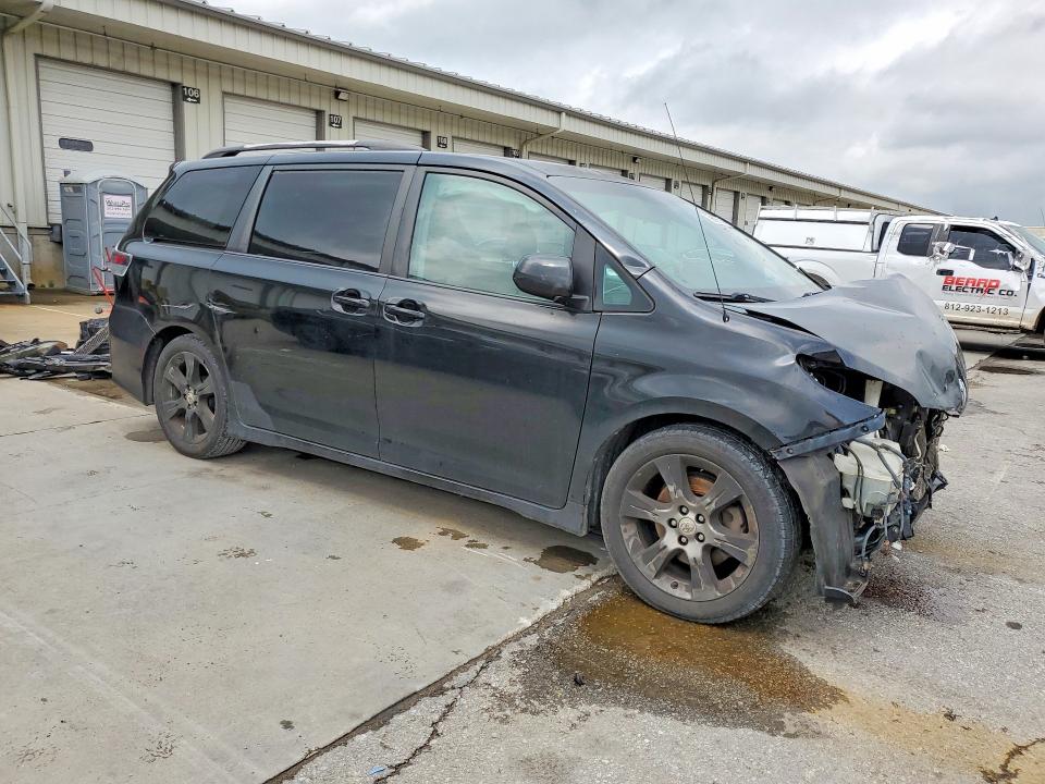 2011 Toyota Sienna VIN 5TDXK3DC5BS029363 COPART salvage auction — FRONT END, Fl - Cert Of Title Slvg Rebuildable, sold $900 on 2026-07-06 (photo 4)
