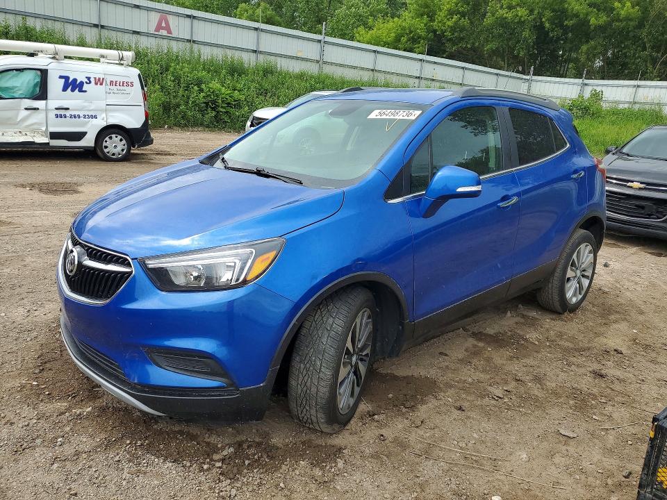 2018 Buick Encore VIN KL4CJASB4JB563048 COPART salvage auction — SIDE, Mi - Certificate Of Title, sold $225 on 2026-07-29 (photo 1)