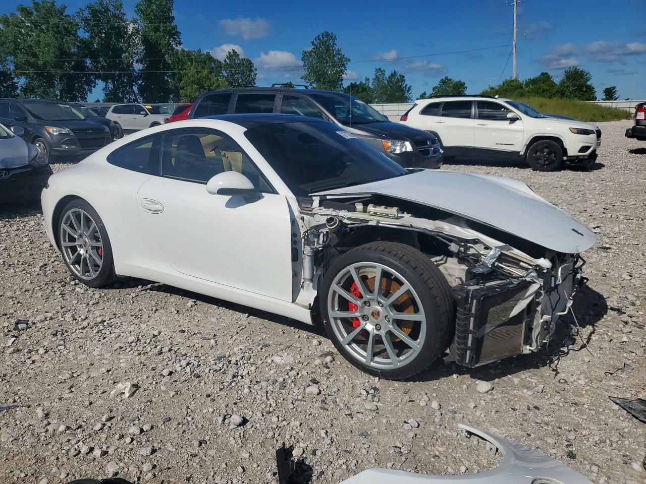 2013 Porsche 911 VIN WP0AB2A95DS122189 COPART salvage auction — Front End, MI - CERTIFICATE OF TITLE, sold $32,250 on 2026-07-02 (photo 4)