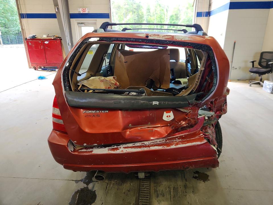 2005 Subaru Forester VIN JF1SG656X5G700309 COPART salvage auction — REAR END, Va - Cert Of Title - Salvage, sold $325 on 2026-07-10 (photo 6)