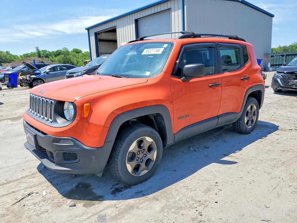 2015 Jeep Renegade VIN ZACCJBAHXFPC02910 COPART salvage auction — SIDE, Pa - Certificate Of Salvage, sold $2,200 on 2026-07-15 (photo 1)
