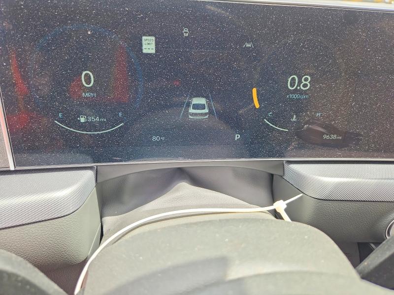 2024 Hyundai VIN KMHL14JA7RA354464 COPART salvage auction — HAIL, Wi - Cert Of Title-Claim Paid, sold $11,100 on 2026-07-07 (photo 9)