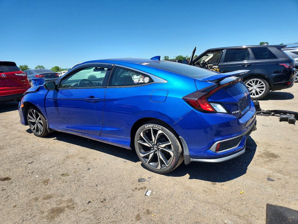 2019 Honda VIN 2HGFC3A51KH752528 COPART salvage auction — FRONT END, Pa - Certificate Of Salvage, sold $4,150 on 2026-07-02 (photo 2)