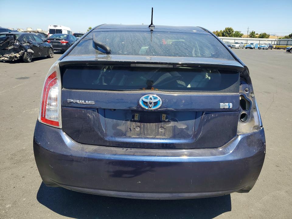 2013 Toyota Prius VIN JTDKN3DU9D1726447 COPART salvage auction — FRONT END, Ca - Salvage Certificate, sold $1,100 on 2026-07-27 (photo 6)