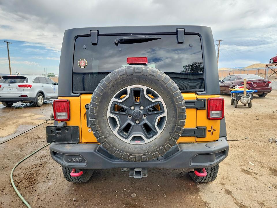 2014 Jeep Wrangler / VIN 1C4HJWFG0EL302028 COPART salvage auction — ENGINE BURN, Nm - Non-Repairable Vehicle Cert, sold $200 on 2026-07-23 (photo 6)