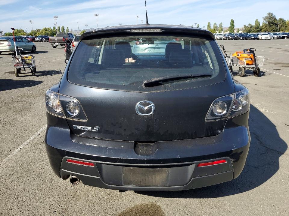 2008 Mazda 3 VIN JM1BK344981829334 COPART salvage auction — FRONT END, Ca - Salvage Certificate, sold $200 on 2026-07-10 (photo 6)