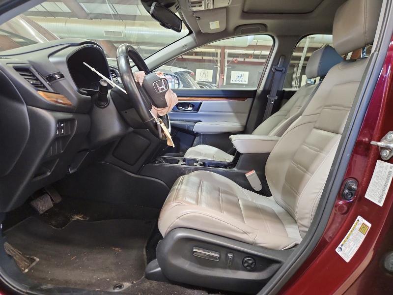 2019 Honda VIN 2HKRW2H90KH622074 COPART salvage auction — FRONT END, Ct - Cert Of Title-Salvage, sold $5,400 on 2026-07-02 (photo 7)