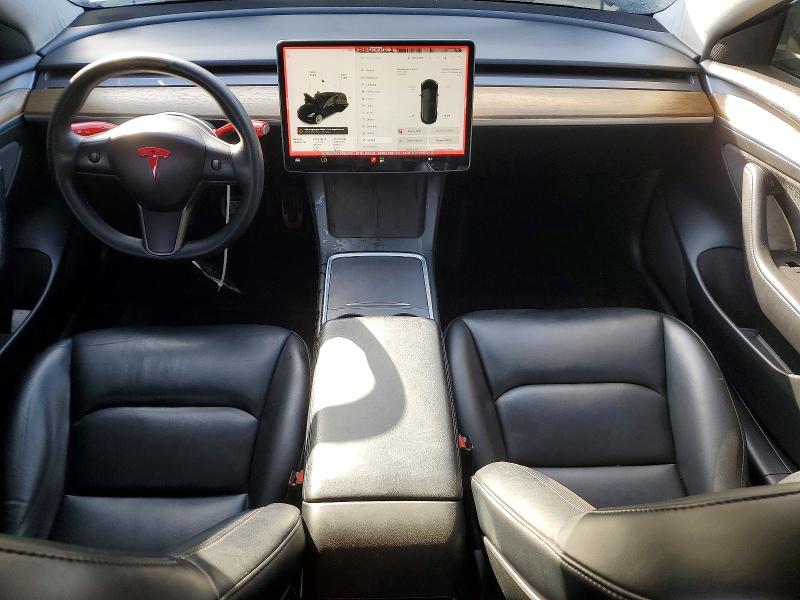 2021 Tesla Model 3 VIN 5YJ3E1EA6MF095905 COPART salvage auction — FRONT END, Ca - Salvage Certificate, sold $3,100 on 2026-07-27 (photo 8)