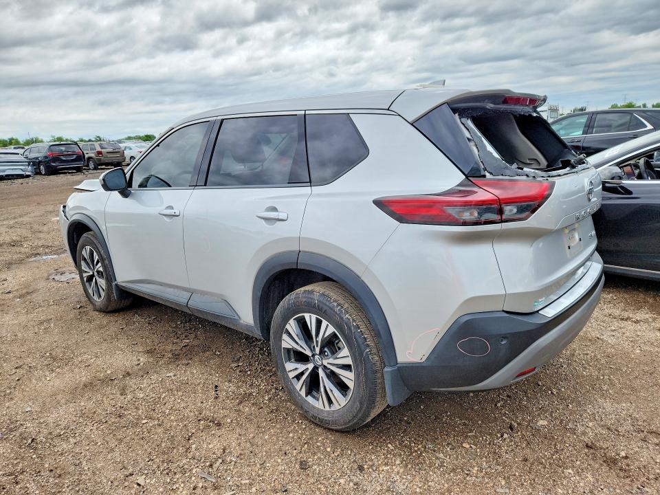 2021 Nissan Rogue VIN JN8AT3BB5MW204988 COPART salvage auction — FRONT END, Il - Salvage Certificate, sold $5,400 on 2026-07-28 (photo 2)
