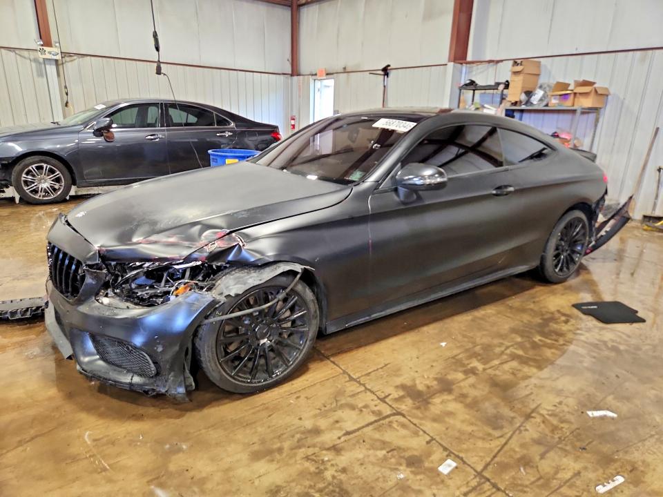 2017 Mercedes-benz C-klasse VIN WDDWJ4KB4HF362408 COPART salvage auction — FRONT END, Pa - Certificate Of Salvage, sold $7,400 on 2026-07-27 (photo 1)