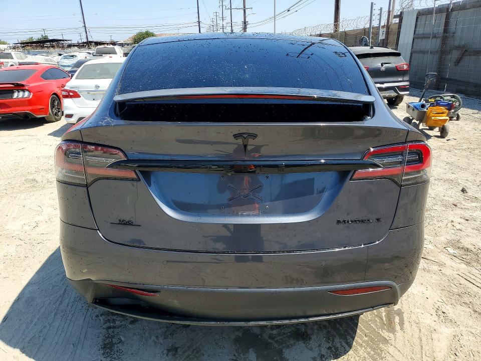 2020 Tesla Model x VIN 5YJXCDE26LF236262 COPART salvage auction — FRONT END, Ca - Salvage Certificate, sold $7,600 on 2026-07-16 (photo 6)
