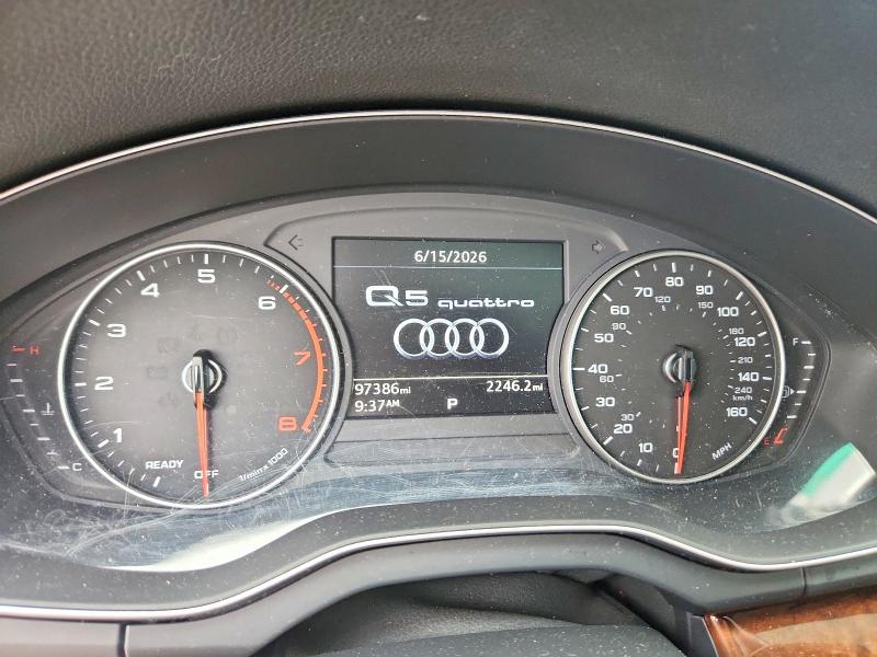 2018 Audi Q5 VIN WA1ANAFY7J2004331 COPART salvage auction — FRONT END, Ok - Certificate Of Title, sold $4,650 on 2026-07-28 (photo 9)