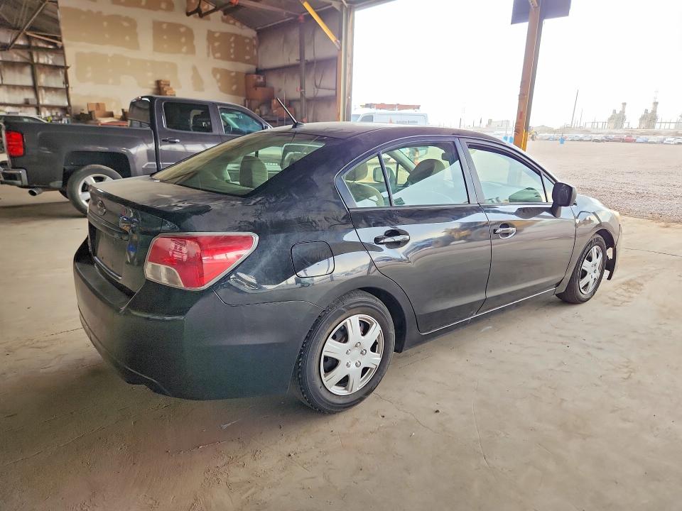 2013 Subaru Impreza VIN JF1GJAA67DH025267 COPART salvage auction — MINOR DENT/SCRATCHES, Az - Certificate Of Title (P), sold $500 on 2026-07-13 (photo 3)