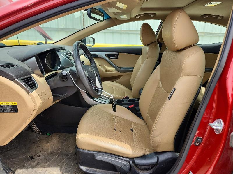 2012 Hyundai Elantra VIN KMHDH4AE9CU427729 COPART salvage auction — HAIL, Tx - Certificate Of Title, sold $175 on 2026-07-28 (photo 7)