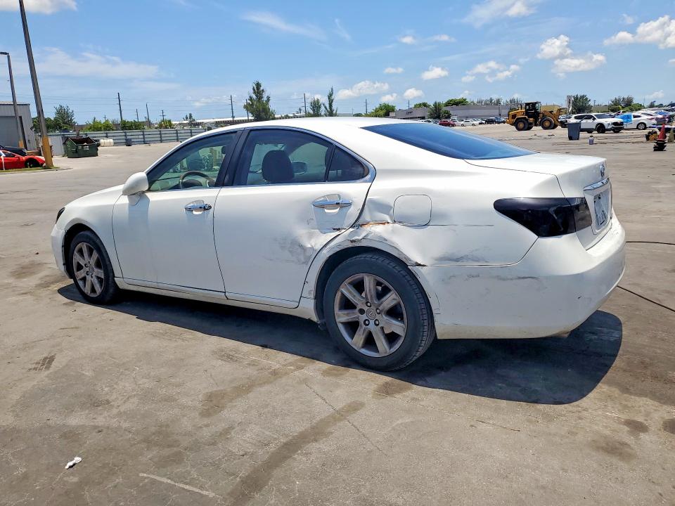 2008 Lexus ES VIN JTHBJ46G982184306 COPART salvage auction — SIDE, Fl - Cert Of Title Slvg Rebuildable, sold $550 on 2026-07-13 (photo 2)