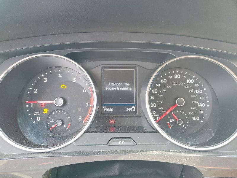 2020 Volkswagen Tiguan VIN 3VV1B7AX0LM058843 COPART salvage auction — FRONT END, Ca - Salvage Certificate, sold $4,300 on 2026-07-24 (photo 9)