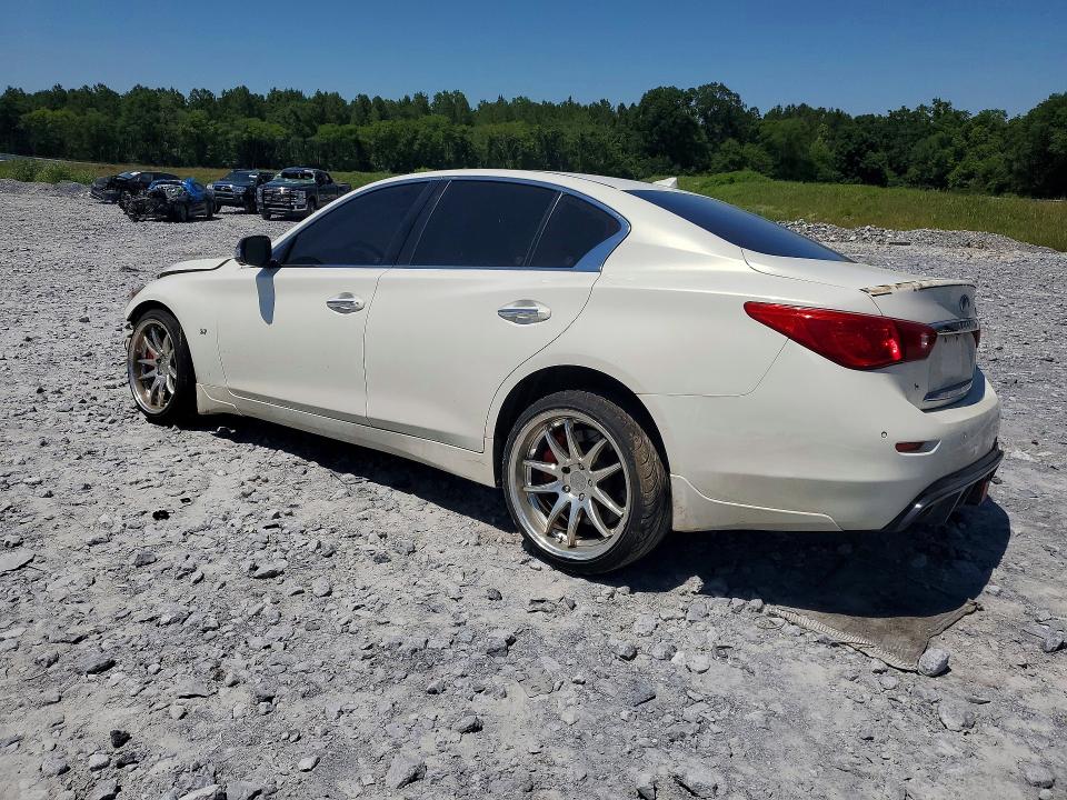 2014 Infiniti Q50 VIN JN1BV7AR6EM706859 COPART salvage auction — ROLLOVER, Ga - Cert Of Title-Salvage, sold $1,100 on 2026-07-16 (photo 2)