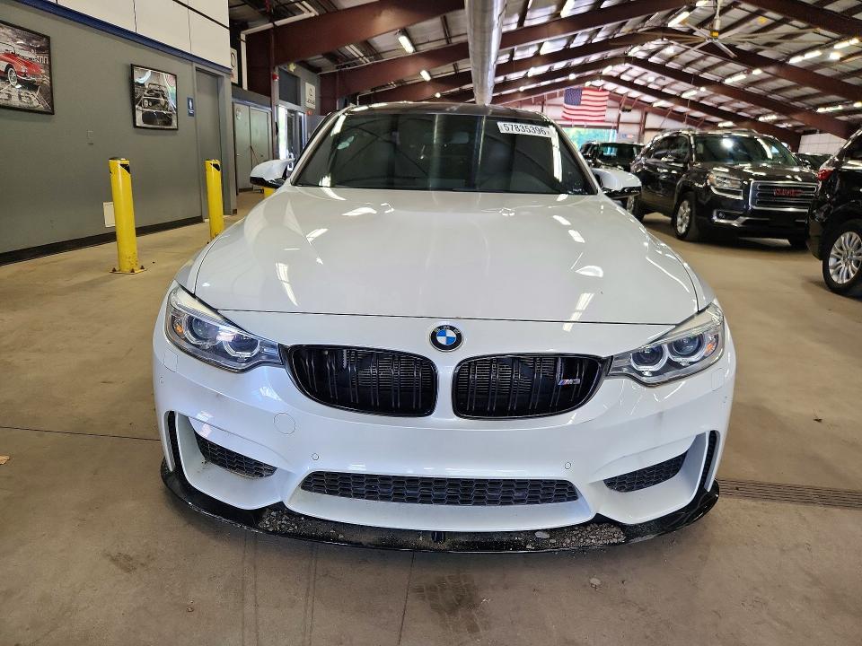 2017 BMW M3 VIN WBS8M9C50H5G42151 COPART salvage auction — SIDE, Ct - Cert Of Title-Salvage, sold $22,000 on 2026-07-09 (photo 5)