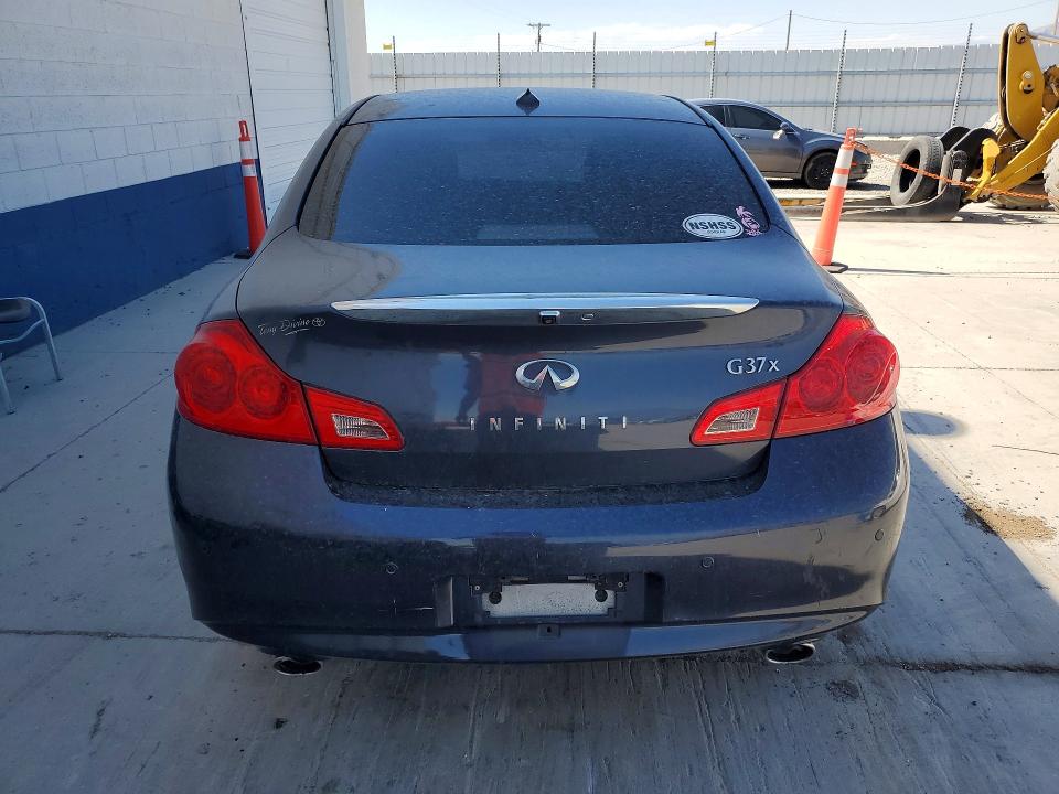 2012 Infiniti VIN JN1CV6AR0CM972812 COPART salvage auction — FRONT END, Ut - Salvage Certificate, sold $475 on 2026-07-27 (photo 6)