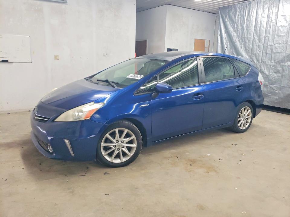 2013 Toyota Prius v VIN JTDZN3EU7D3262253 COPART salvage auction — FRONT END, Wv - Certificate Of Title, sold $1,500 on 2026-07-28 (photo 1)