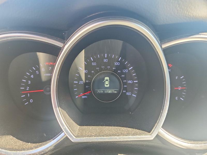 2014 Kia Optima VIN 5XXGM4A71EG281186 COPART salvage auction — FRONT END, Il - Salvage Certificate, sold $525 on 2026-07-16 (photo 9)