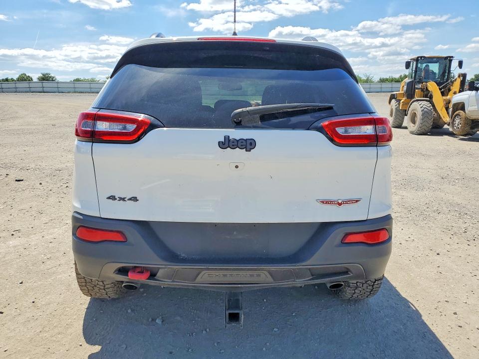 2017 Jeep Cherokee VIN 1C4PJMBS9HW618699 COPART salvage auction — FRONT END, KY - CERT OF TITLE-SALVAGE, sold $1,150 on 2026-07-09 (photo 6)