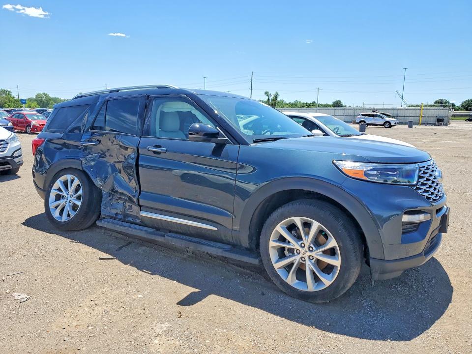 2022 Ford Explorer VIN 1FM5K8HC4NGA70897 COPART salvage auction — SIDE, Ia - Cert Of Title-Salvage Title, sold $11,700 on 2026-07-31 (photo 4)