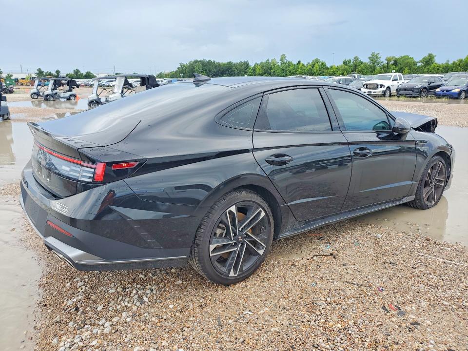 2025 Hyundai Sonata VIN KMHL54JC5SA512151 COPART salvage auction — FRONT END, Tx - Salvage Vehicle Title, sold $8,600 on 2026-08-21 (photo 3)