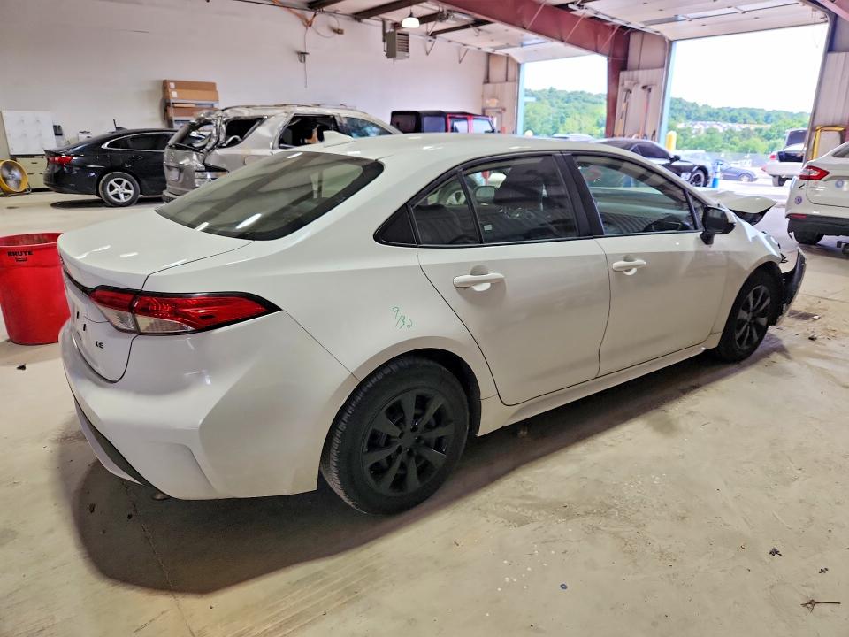 2020 Toyota VIN JTDEPRAE1LJ057094 COPART salvage auction — FRONT END, Pa - Certificate Of Salvage, sold $500 on 2026-07-24 (photo 3)