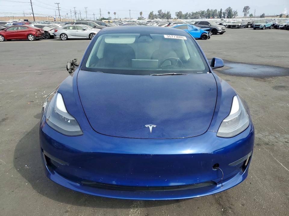 2022 Tesla Model 3 VIN 5YJ3E1EA7NF372594 COPART salvage auction — REAR END, Salvage Title, sold $4,600 on 2026-07-22 (photo 5)