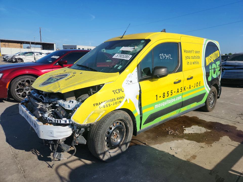2020 Ford Transit connect VIN NM0LS7E74L1449909 COPART salvage auction — FRONT END, Tx - Cert Of Title-Rebuilt Salvage (P), sold $1,100 on 2026-07-08 (photo 1)