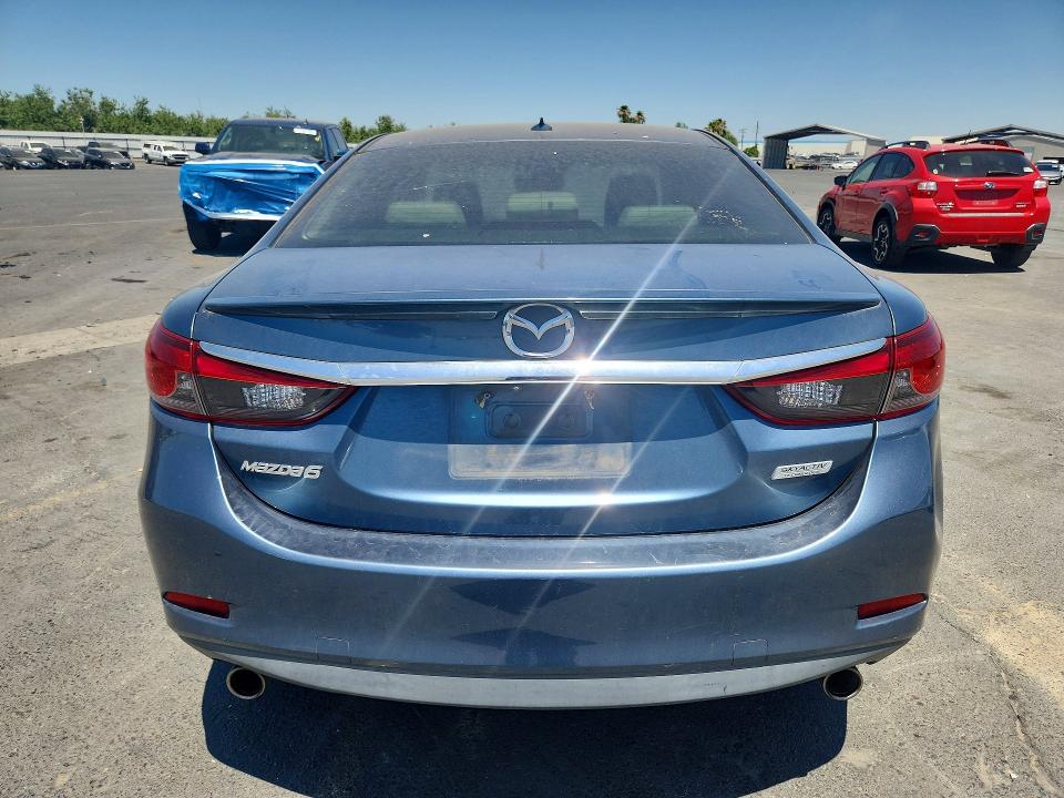 2014 Mazda 6 VIN JM1GJ1W52E1113065 COPART salvage auction — FRONT END, Ca - Salvage Certificate, sold $675 on 2026-07-02 (photo 6)