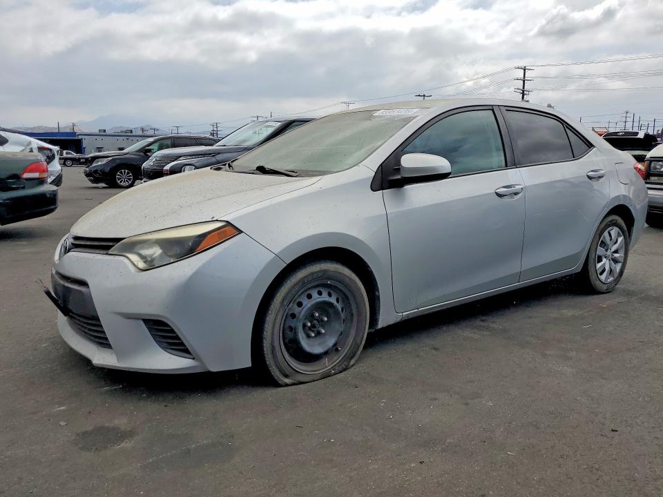2016 Toyota Corolla VIN 5YFBURHE5GP518607 COPART salvage auction — VANDALISM, Ca - Salvage Certificate, sold $350 on 2026-07-20 (photo 1)