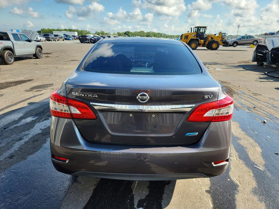 2014 Nissan Sentra VIN 3N1AB7AP0EL656263 COPART salvage auction — FRONT END, FL - CERT OF TITLE SLVG REBUILDABLE, sold $625 on 2026-07-20 (photo 6)