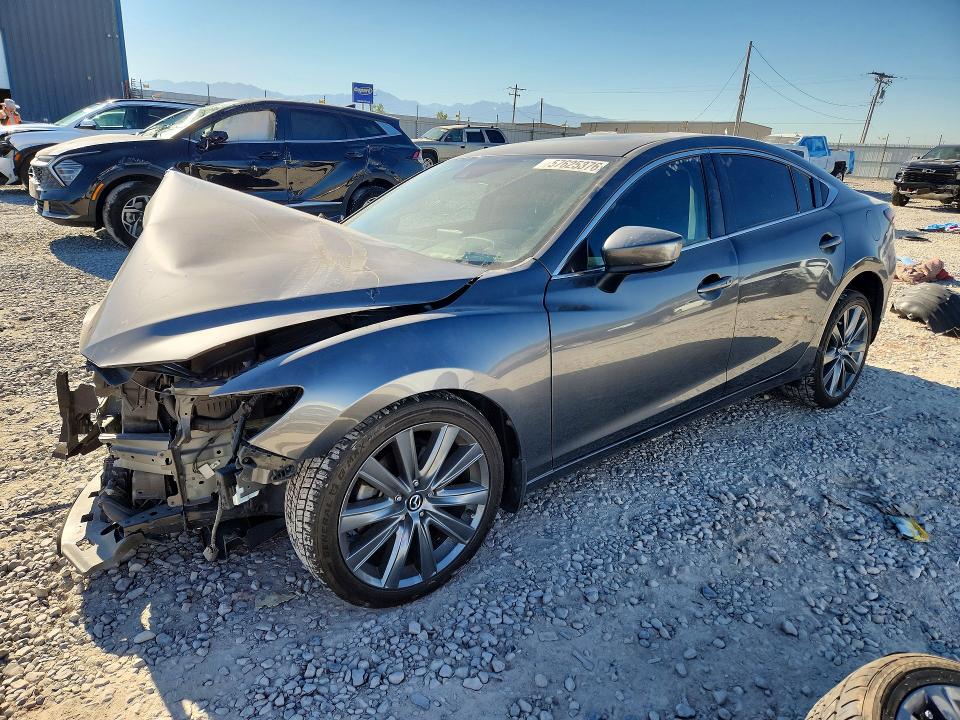 2021 Mazda 6 VIN JM1GL1TY5M1611686 COPART salvage auction — FRONT END, Ut - Salvage Certificate, sold $500 on 2026-07-28 (photo 1)